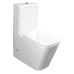 PORTO RIMLESS WC kombi, spodný/zadný odpad, biela