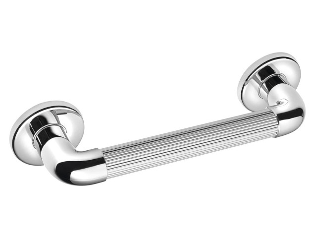 Plastová bezpečnostná rukoväť, 300 mm, chrómová