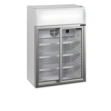 Stolová chladiaca skriňa so sklenenými dverami TEFCOLD FSC 100
