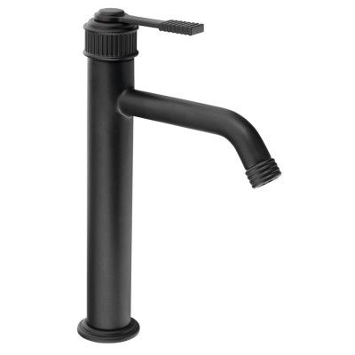 VERSI stojanková umývadlová batéria, výška 240 mm, čierna matná