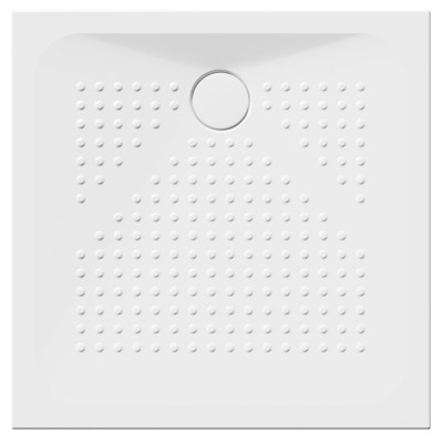 Keramická sprchová vanička, štvorec 90x90x4cm, biela ExtraGlaze
