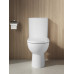 TAVON WC kombi, bezrámové, zadný odtok, biele