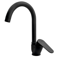 CORNELI stojánková dřezová baterie, černá mat CORNELI stojánková dřezová baterie, černá mat