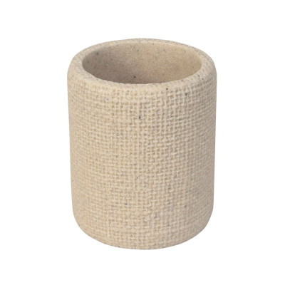 CRAFT stojaca sklenená pohár, béžová