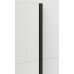 ESCA BLACK MATT jednodielna sprchová zástena na inštaláciu k stene, sklo Flute, 1400 mm