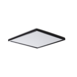 AZPO stropné LED svietidlo, 300x300mm, 17,5W, IP54, čierna matná