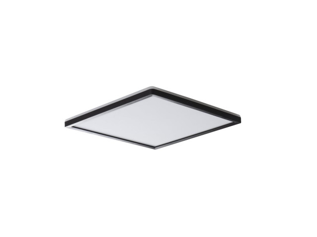 AZPO stropné LED svietidlo, 300x300mm, 17,5W, IP54, čierna matná