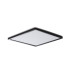 AZPO stropné LED svietidlo, 300x300mm, 17,5W, IP54, čierna matná