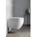 INFINITY závesná WC misa Rimless, integrovaný ventil a bidet. spŕška, 36,5x53 cm, biela