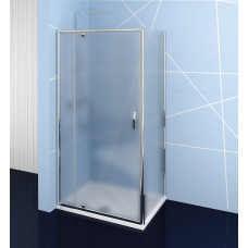Easy Line obdĺžnikový sprchovací kút pivot dvere 900-1000x800mm L / P variant, brick sklo