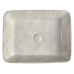 DALMA keramické umývadlo 48x38x13 cm, hranaté, Marfil