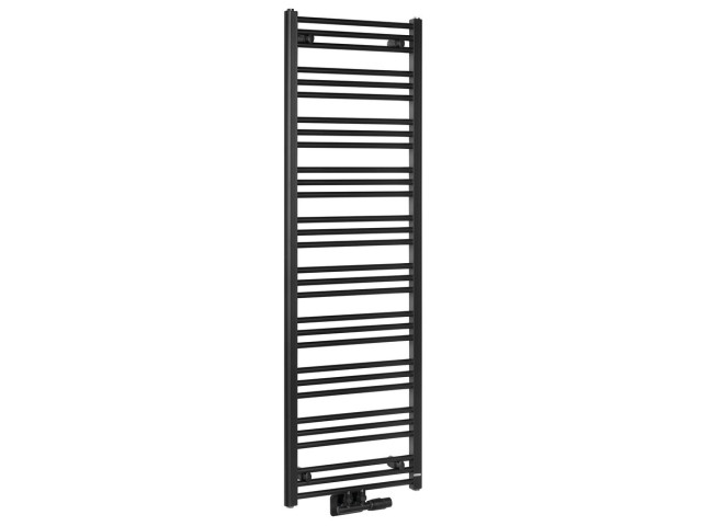 ALBRECHT vykurovacie teleso 500x1570 mm, stredové pripojenie, čierna mat