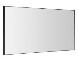 Arowana zrkadlo v ráme 1200x600mm, čierna mat