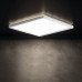 Stropné LED svietidlo AZPO, 225 x 225 mm, 12,3 W, 3000/4000/6000 K, IP54, biele