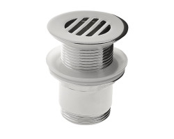 Umyvadlový vývod 5/4", neuzatvárateľný, hrúbka 25-50 mm, chróm