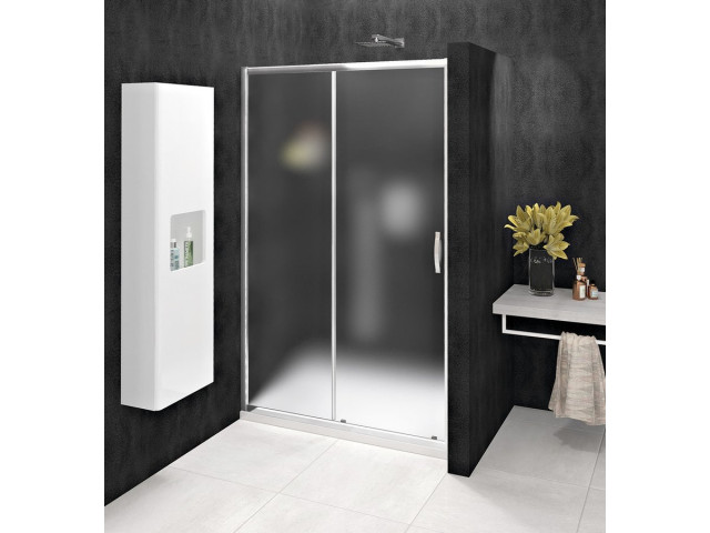 SIGMA SIMPLY sprchové dvere posuvné 1100 mm, sklo Brick
