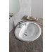 Keramické umývadlo, zapustené, 52x45cm, biele