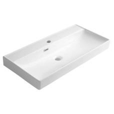 Keramická umývadlová misa PARLA 80x38cm, biela