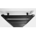 DIRECT radiátor s bočným pripojením 450x1680 mm, matná čierna