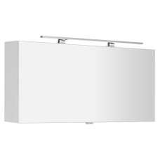 CLOE galerka s LED osvetlením 120x50x18cm, biela (CE120)