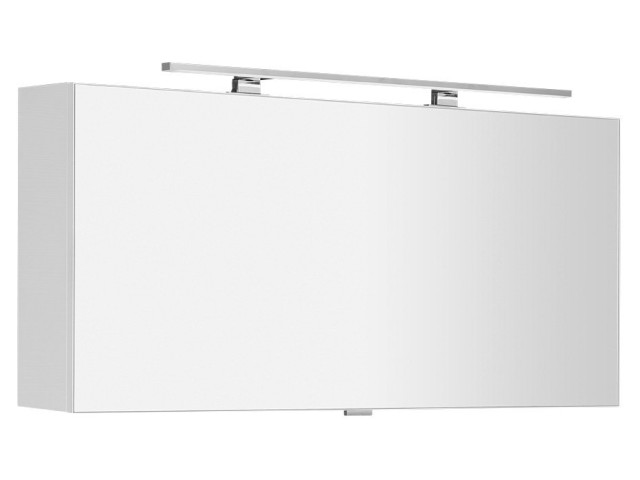 CLOE galerka s LED osvetlením 120x50x18cm, biela (CE120)