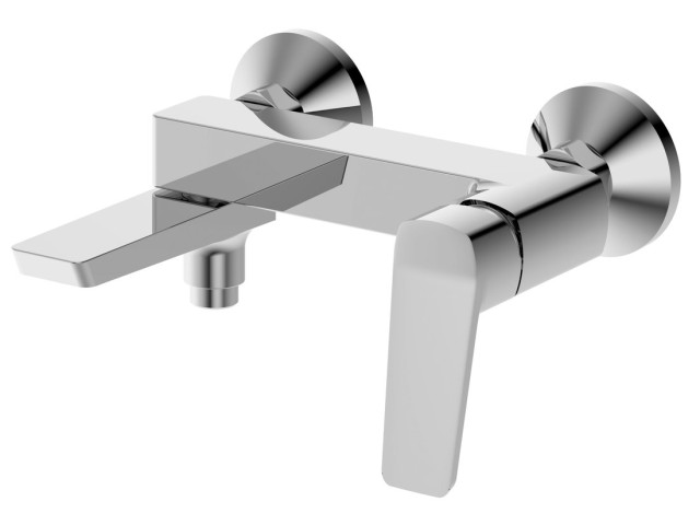 FLERY nástenná vaňová/sprchová batéria, otočné rameno, chróm