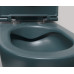 INFINITY závesná WC misa, Rimless, 36,5x53cm, zelená petrol
