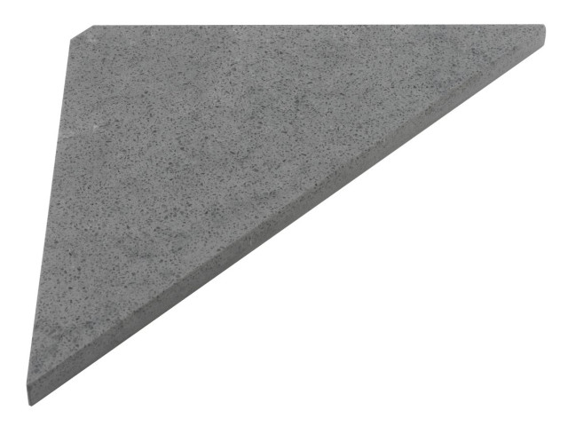 ABELINE rohová polica rockstone 200x200mm, concrete