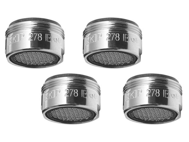 SADA 4x perlátor s vonkajším závitom M20x1, chróm