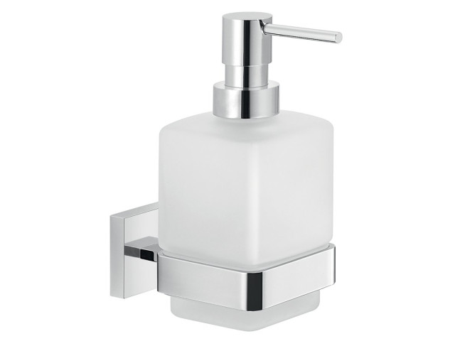 Dávkovač mydla ELBA, mliečne sklo, chróm