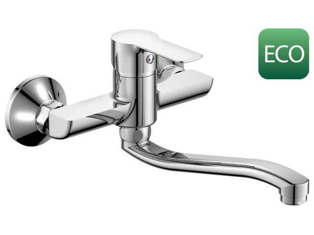 BARON ECO 3,8 l/min, nástenná batéria, chróm