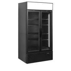 Sklenená chladiaca skriňa TEFCOLD FSC1000H BLACK