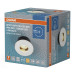 Kúpeľňové zapustené stropné svietidlo, ø 85 mm, GU10 OSRAM, 4,3 W, 230 V, IP65, biele