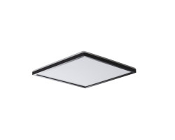 Stropné LED svietidlo AZPO, 300 x 300 mm, 17,5 W, 3000/4000/6000 K, IP54, matná čierna