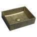 FORMIGO betónové umývadlo, 47,5x13x36,5 cm, zlatá