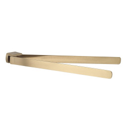 PIRENEI držiak uterákov dvojitý otočný, 350mm, zlato mat