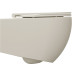 Závesná toaletná misa INFINITY, bez okraja, 36,5 x 53 cm, slonová kosť