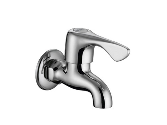 Nástenný guľový ventil 1/2 ", krátky, chróm