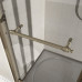 ANTIQUE sprchové dvere otočné, 900mm, ľavé, ČÍRE sklo, bronz