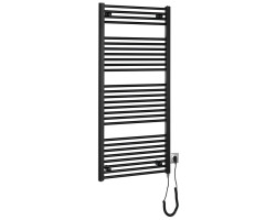 Elektrické vykurovacie teleso DIRECT-E rovné 600x1320 mm, 600 W, čierne