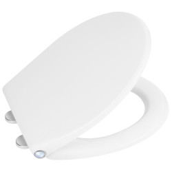 Toaletné sedadlo PHARO s LED podsvietením, funkciou Soft Close, Easy Take, biele
