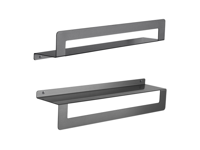 CLEO polička s držiakom na uteráky 500 mm, gun metal