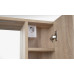 ZOJA/KERAMIA FRESH STRIP galéria s LED osvetlením, 70x60x14cm, dub platina