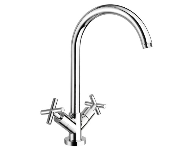 AXIA stojanová umývadlová batéria, chróm