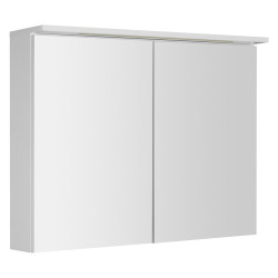 KAWA STRIP galéria s LED osvetlením 90x70x22cm, biela