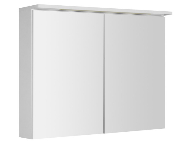 KAWA STRIP galéria s LED osvetlením 90x70x22cm, biela