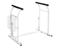 Operná mobilný madlá k WC, biela