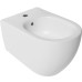 INFINITY bidet závesný, 36,5x53cm, biela mat