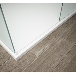 ESCA pretoková lišta 1200mm, biela mat