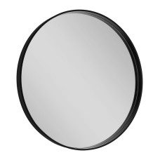 NOTION okrúhle zrkadlo v ráme ø 70cm, čierna mat